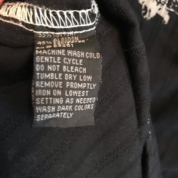 Straight Faded button down top embroidered medium - Picture 4 of 6